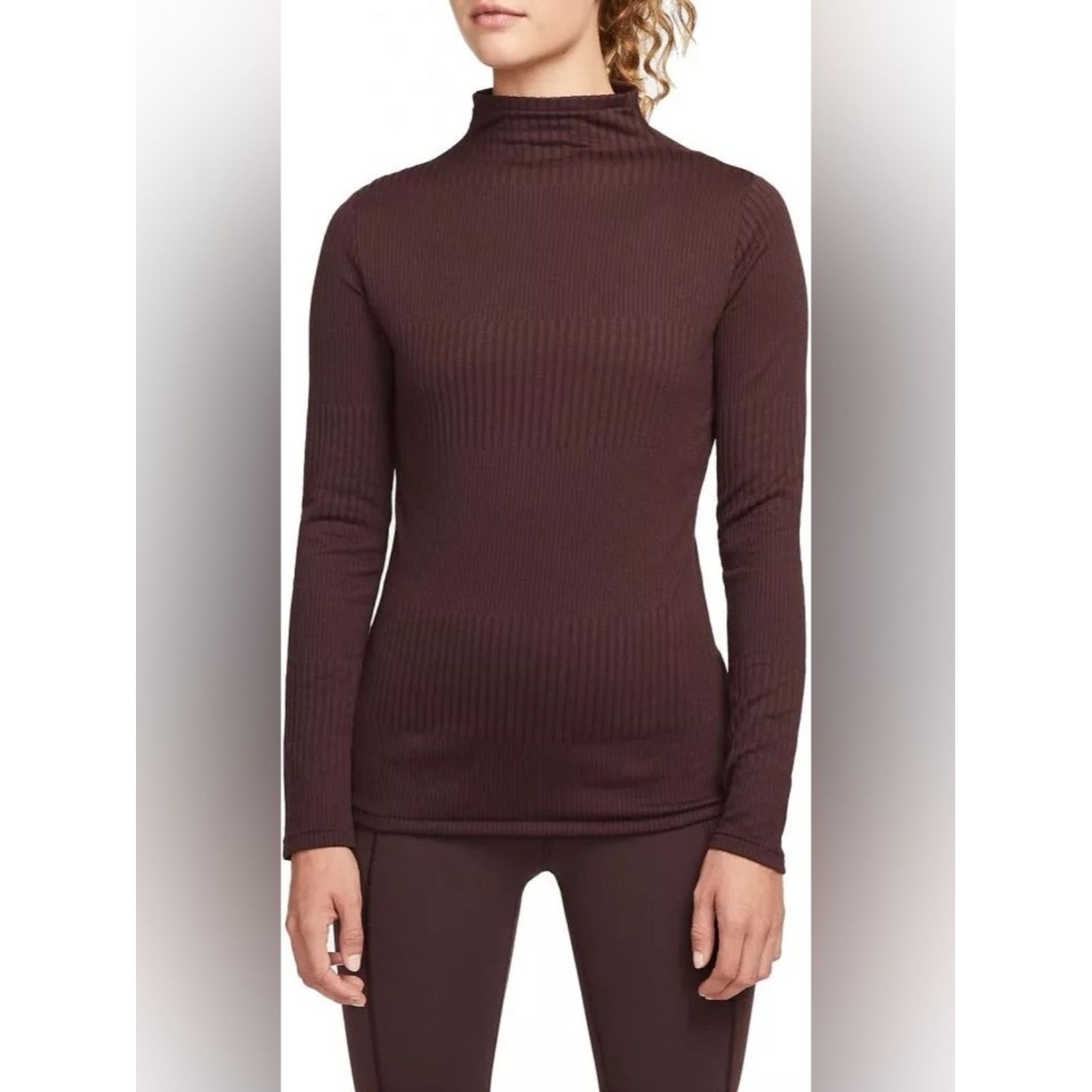 Nike Yoga Ribbed Long Sleeve Top